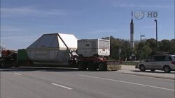 NASA's experimental Orion spacecraft left Florida by rocket and returned by truck. The capsule arrived back at Kennedy Space Center in Florida on Thursday. (Dec. 19) News Clip
