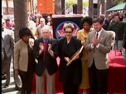Dediction of Etta James's Walk of Fame Star Stock Footage