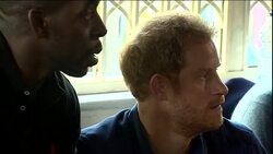 Prince Harry Visits the Russell Youth Centre News Clip