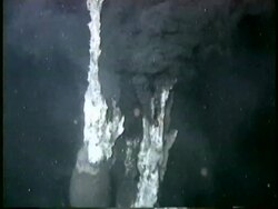 Black smokers, research footage. Stock Footage