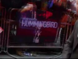 Jason Statham on red carpet Hummingbird premiere News Clip