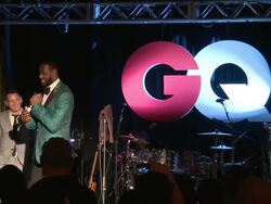 SPEECH - LeBron James at GQ And LeBron James Celebrate All Star Style And The March Issue With Special Performance By The Roots Stock Footage