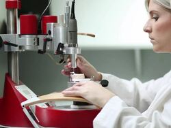 Dental technician at work Stock Footage