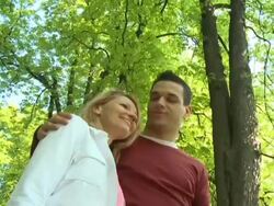 PAL: Happy Couple In Nature Stock Footage