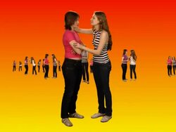 Bonding - young women Stock Footage