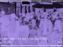 heat camera Stock Footage