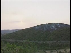 Greece - Fires build up in North of Athens News Clip