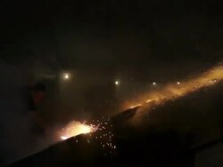 Greek Villages Celebrate Easter With Huge Firework Battle Stock Footage