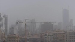 Downtown Beirut in a sandstorm News Clip