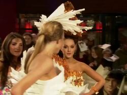 ATMSOPHERE: Fashion stunt at 'The Hobbit' UK Premiere and Royal Film Performance at Odeon Leicester Square on December 12, 2012 in London, England.  Stock Footage