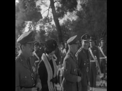 SYND 5 12 67 KING CONSTANTINE I OF GREECE ATTENDS ARTILLERY REVIEW IN ATHENS News Clip