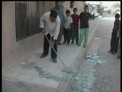 At least eight people were killed and 15 wounded when a rocket hit the Sadr City neighborhood in Baghdad. The U.S. military says it did fire a missile at extremists, but no civilians were in the area News Clip