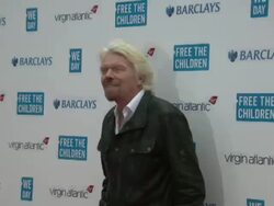 Richard Branson And Holly Branson On Red Carpet News Clip
