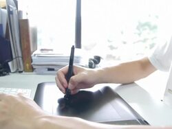 HD : Designer at Office Stock Footage