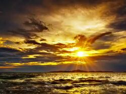 Grand sunset Stock Footage