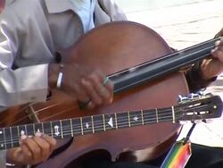 Playing Traditional Music Stock Footage