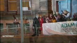 Gordon and Sarah Brown at 2010 vote count News Clip