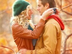 Autumn romance. Stock Footage