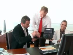 In the office Stock Footage