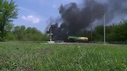 CLEAN : EXLUSIVE: Deadly gunbattle at Ukrainian checkpoint News Clip