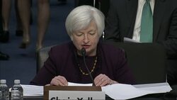 Federal Reserve Chair Janet Yellen says the U.S. economy is improving but notes that the job market remains "far from satisfactory" and inflation below the Fed's target rate. (May 7) News Clip