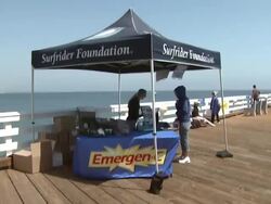 Matthew McConaughey at MaliBLUE Festival, Sponsored by Emergen-C and Surfrider Stock Footage