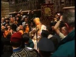JERUSALEM: PILGRIMS CELEBRATE EASTER News Clip
