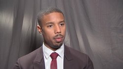 Up-and-coming actor Michael B Jordan passes on his advice to young actors looking to make a mark News Clip