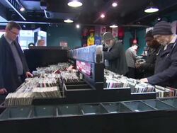 Record Store Stockshots News Clip