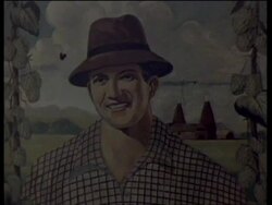 Traditional inn signs, Kent, UK  1984 Stock Footage