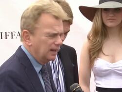 Pat Sajak at the Tiffany & Co. Sponsors The Foundation Polo Challenge at Santa Barbara CA. (Footage by WireImage Video/Getty Images Entertainment Video) Stock Footage