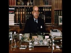 SYND 8-10-73 SPYRO MARKEZINIS ON GREEK ELECTIONS News Clip