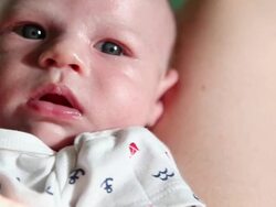 Baby Portrait Stock Footage