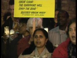 UK: LONDON: CORPUS CHRISTI PLAY EVOKES FATWA News Clip