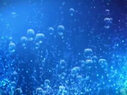 Underwater bubbles loopable Stock Footage