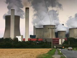 PAL: Large power station Stock Footage