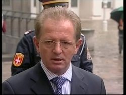 WRAP Arrivals for Kosovo talks, Kosovo PM, voxpops ADDS Alb deleg comment News Clip