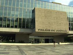 Palais De Justice Building in Chevaline News Clip