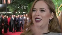 Tanya Burr Answering Question On The Red Carpet News Clip