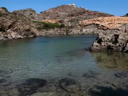 Cap de creus amazing Natural Park, Spain Stock Footage