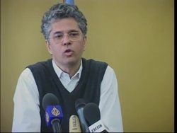 UN briefing on hostages, relative of Kosovar hostage reax News Clip