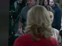 Miranda Kerr at the 'Good Morning America' studio Stock Footage