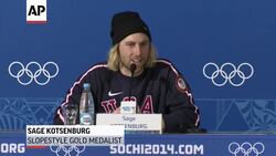 U.S. gold medallist Sage Kostenburg has dismissed claims by other athletes that the Olympics snowboard course is unsafe. (Feb. 10) News Clip