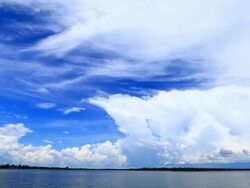 Moving clouds Stock Footage