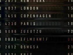 Airport-Departure Stock Footage