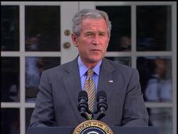 President Bush will make a statement from the Rose Garden about reauthorizing No Child Left Behind. News Clip