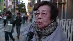 CLEAN : Japanese citizens sad and worried after IS hostage beheading News Clip