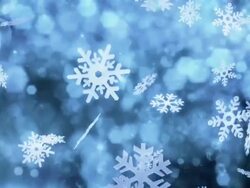 Snow crystals falling (dark) - Loop Stock Footage
