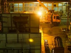 maintenance electricity construction Stock Footage