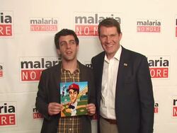 B.J. Novak, Scott Case at the Malaria No More - Comedy Fights Malaria Campaign Launch at West Hollywood CA. (Footage by WireImage Video/GettyImages) Stock Footage